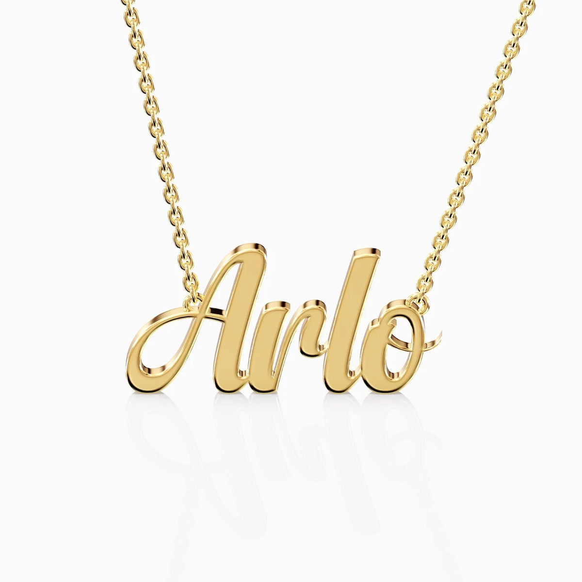 Gold Necklace with Name