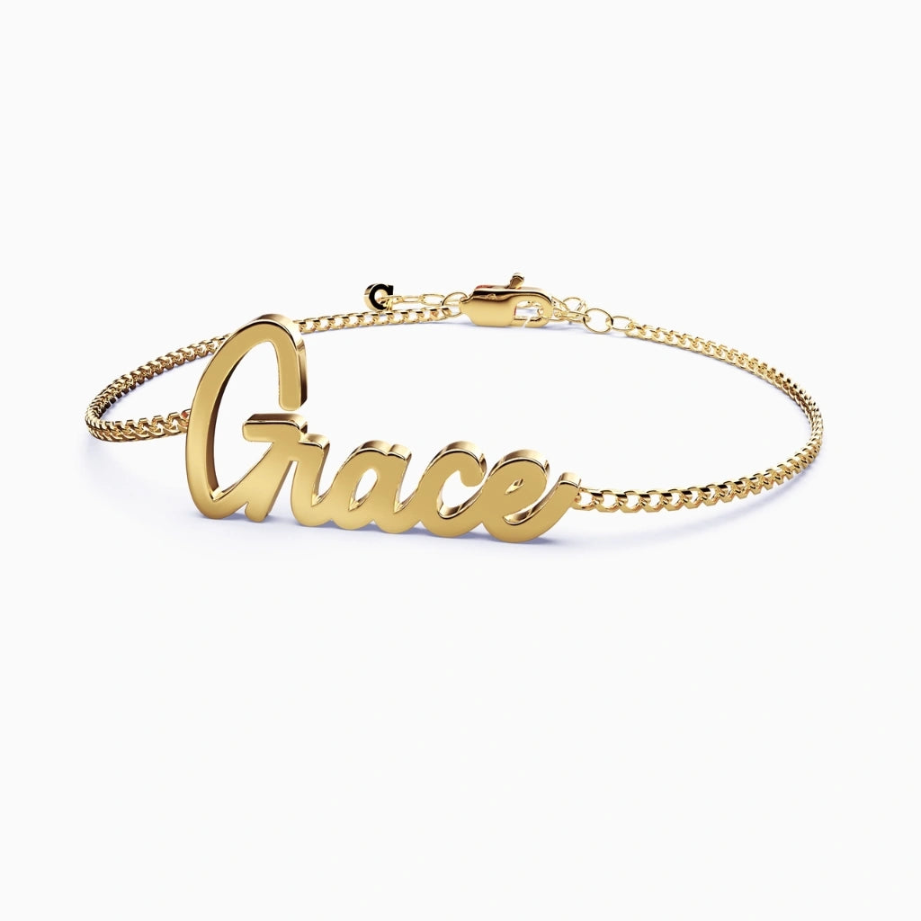 personalised name bracelet