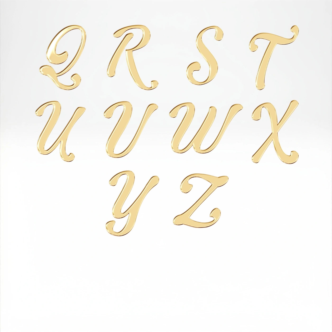 yellow gold initial pendant necklace with diamond frame