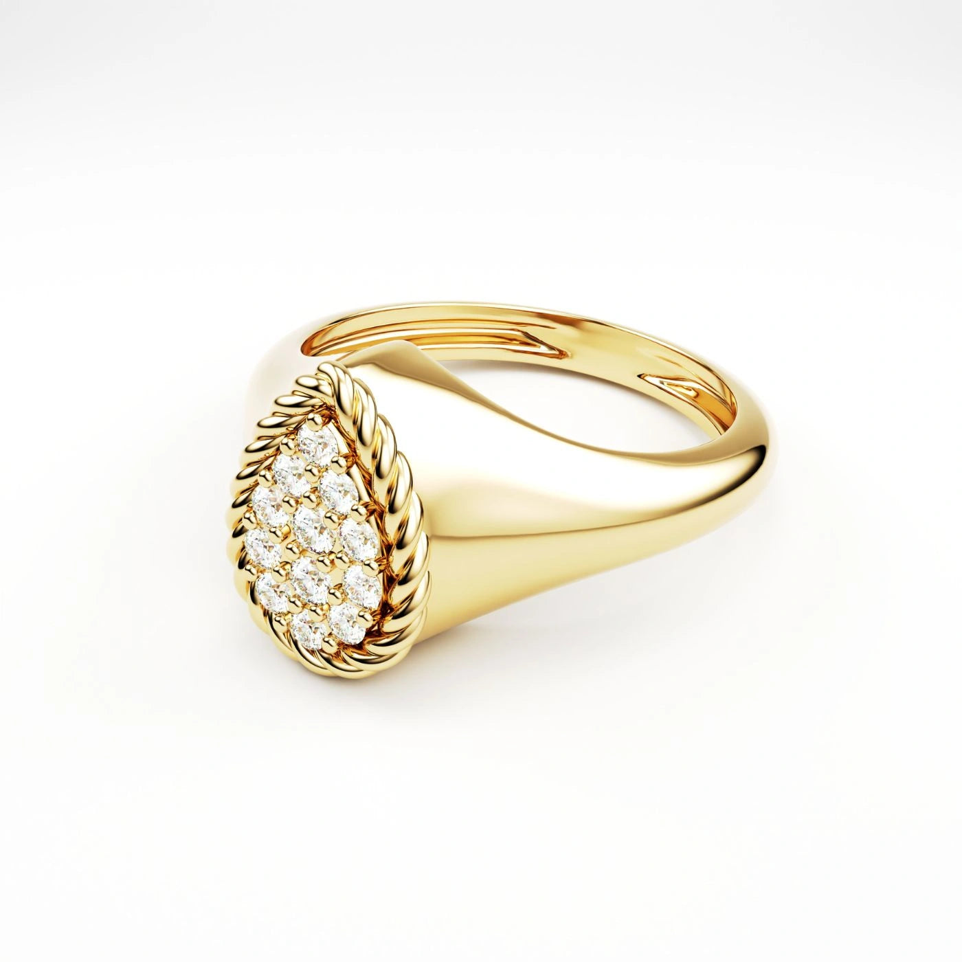 solid gold ring for women