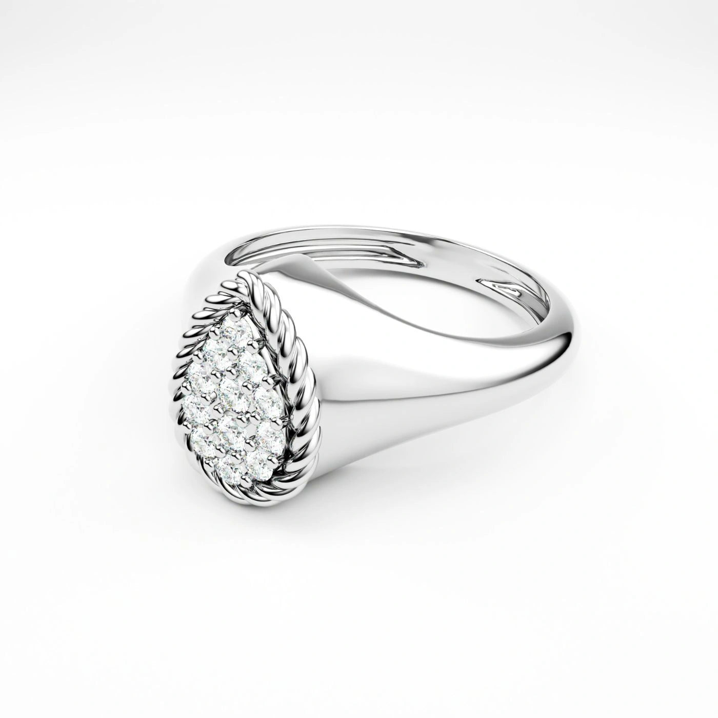 solid gold ring for women