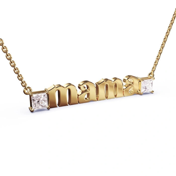 mama name necklace