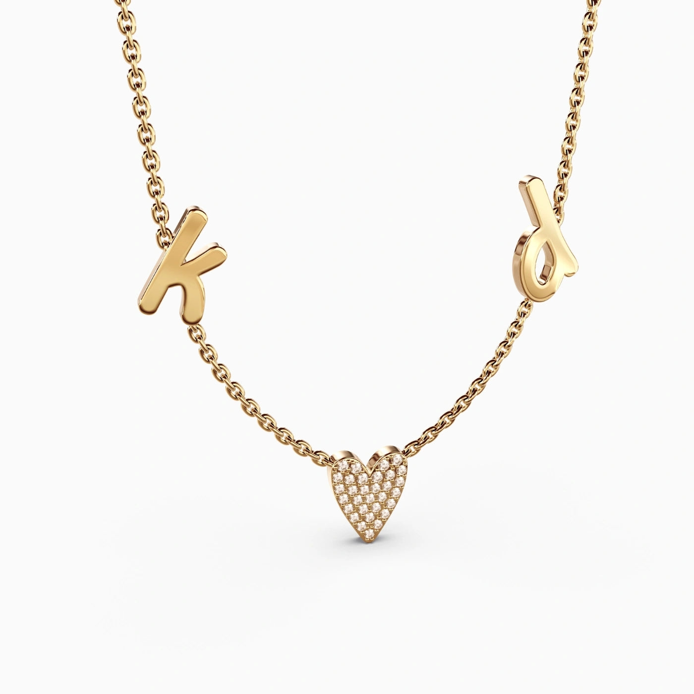 necklace with initials