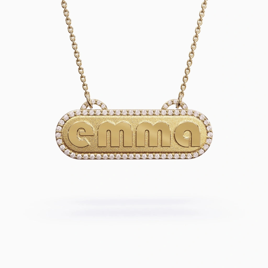 nick name necklace emma