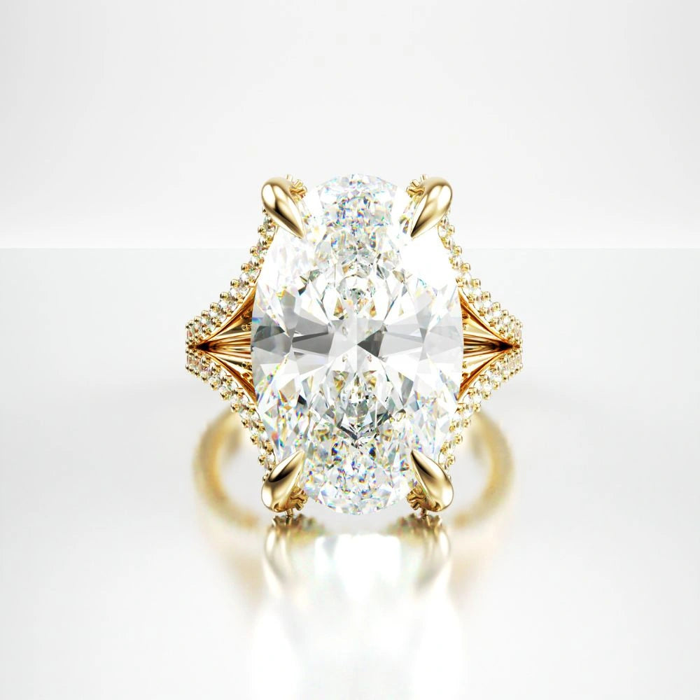 modern gold engagement rings