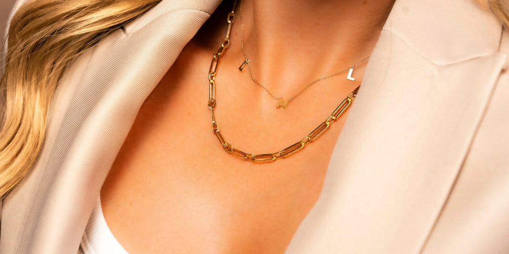 personalised initial necklaces