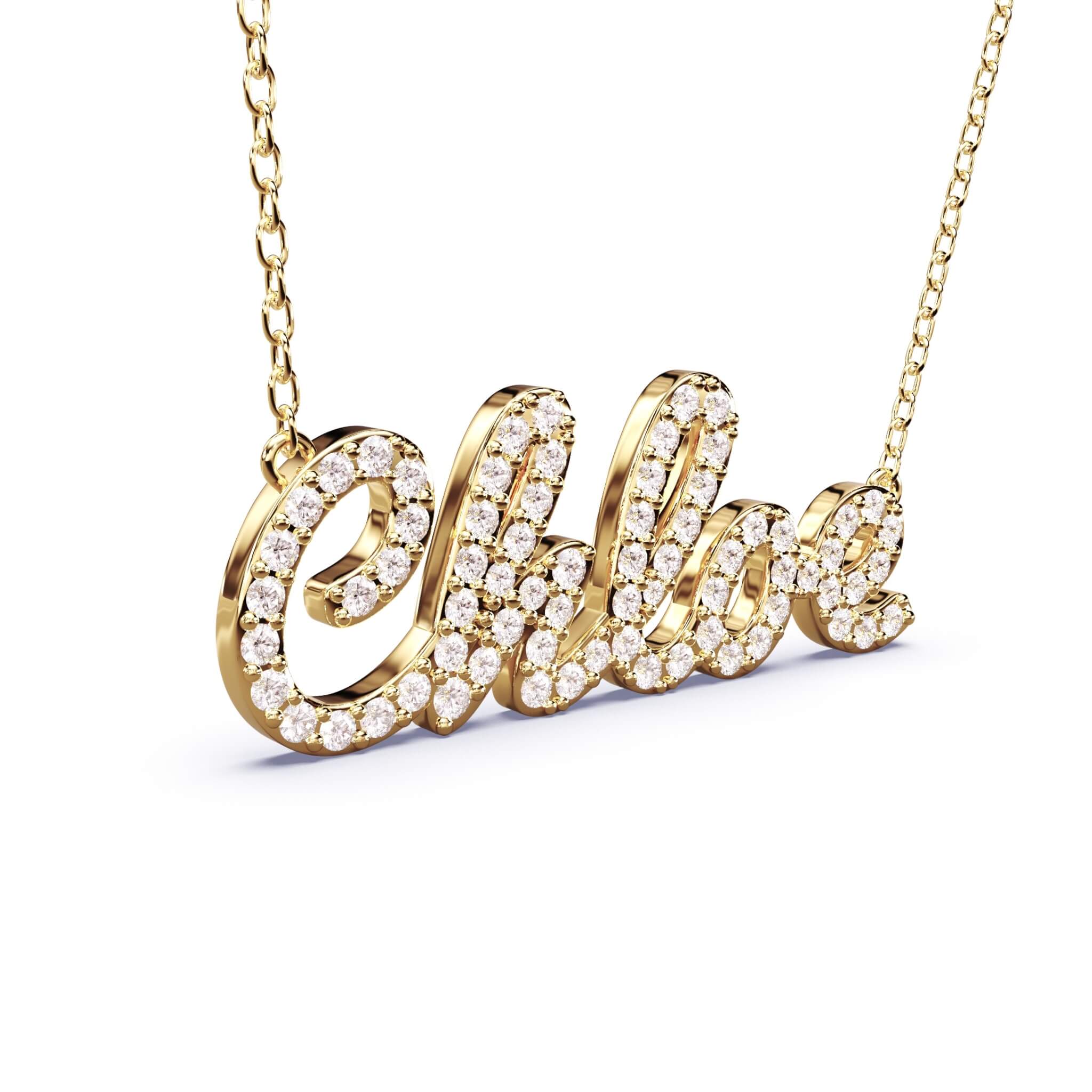 Personalised Name Necklace argent asher personalised jewellery