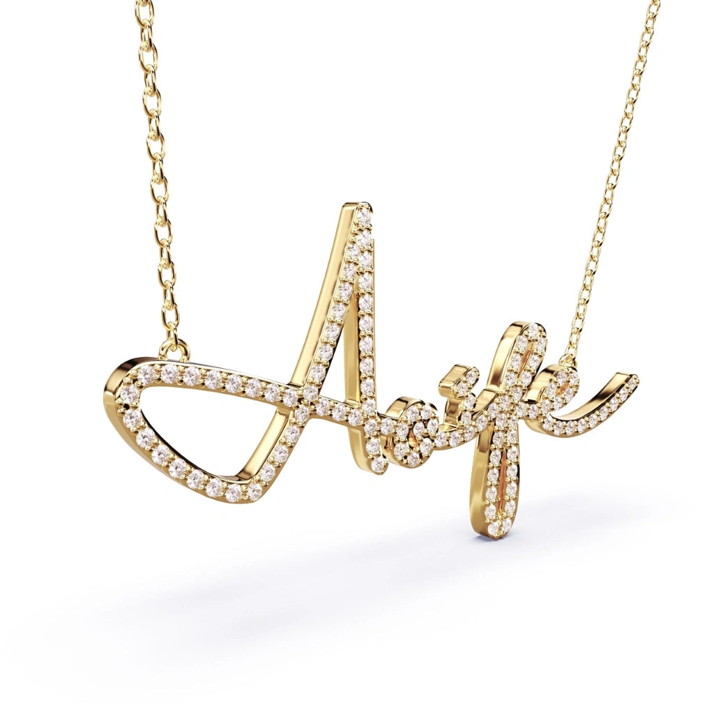 personalised necklace with name