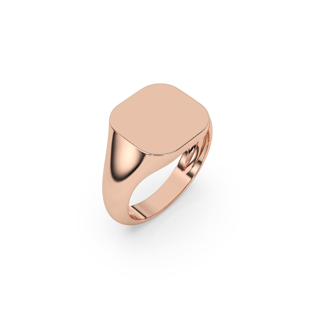 solid gold signet ring