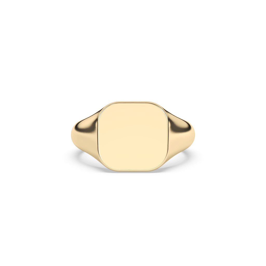solid gold signet ring