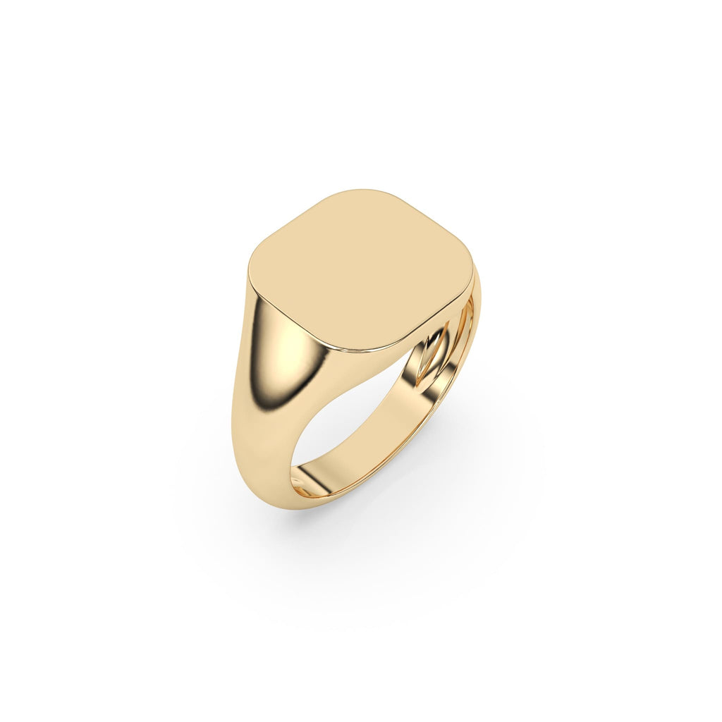 solid gold signet ring