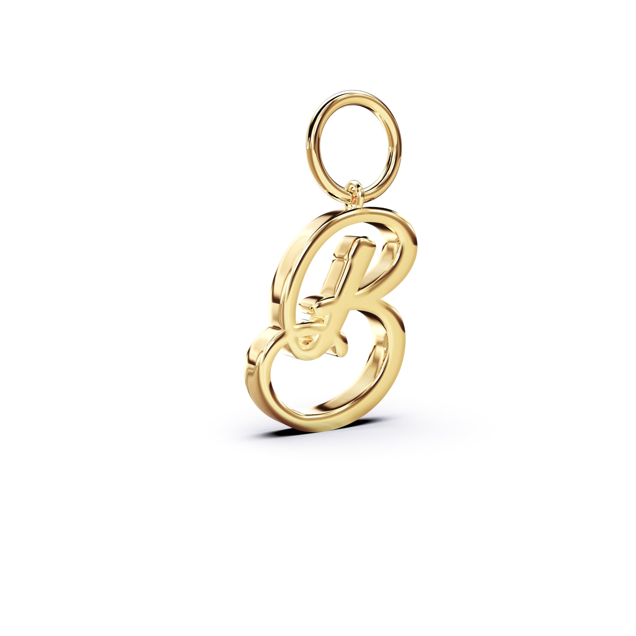 Gold Initial Earring