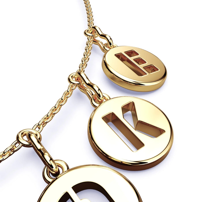 Custom Disc Name Necklace