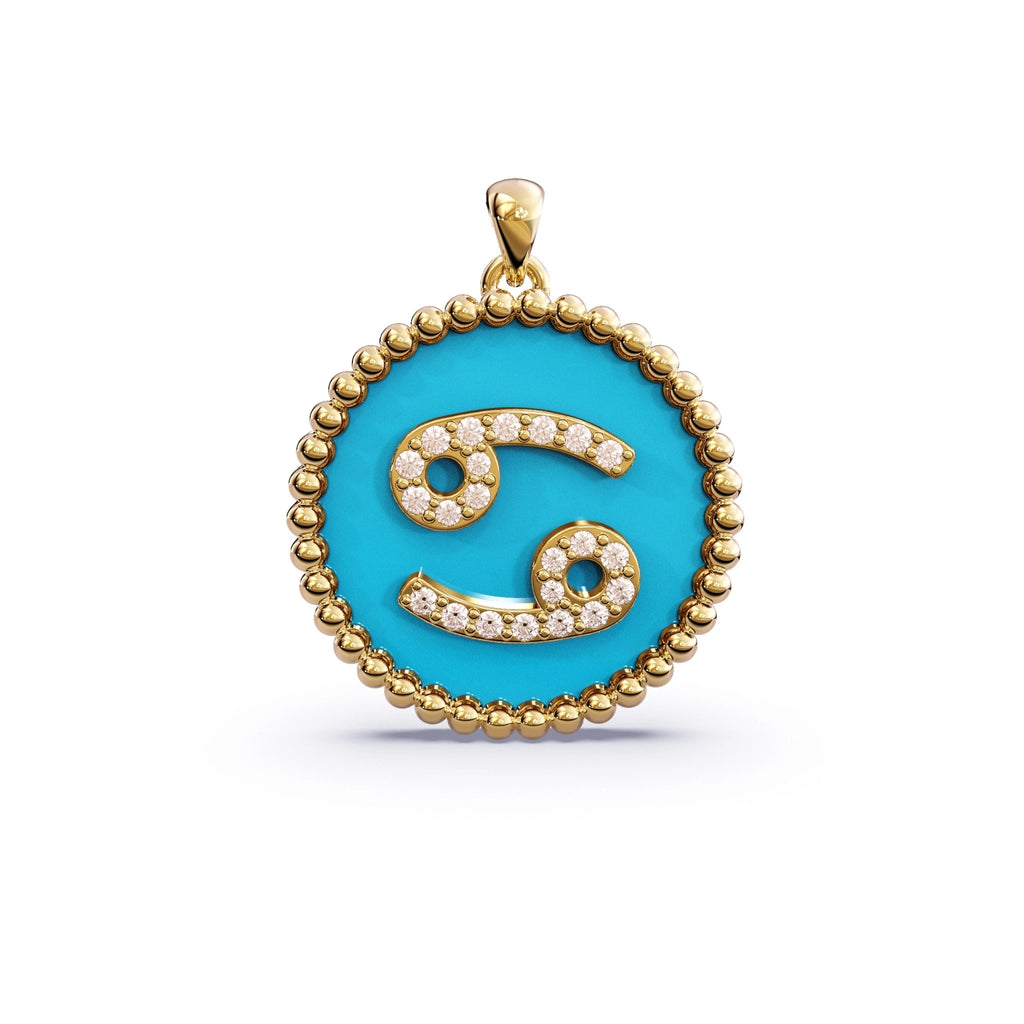 Turquoise Zodiac Necklace