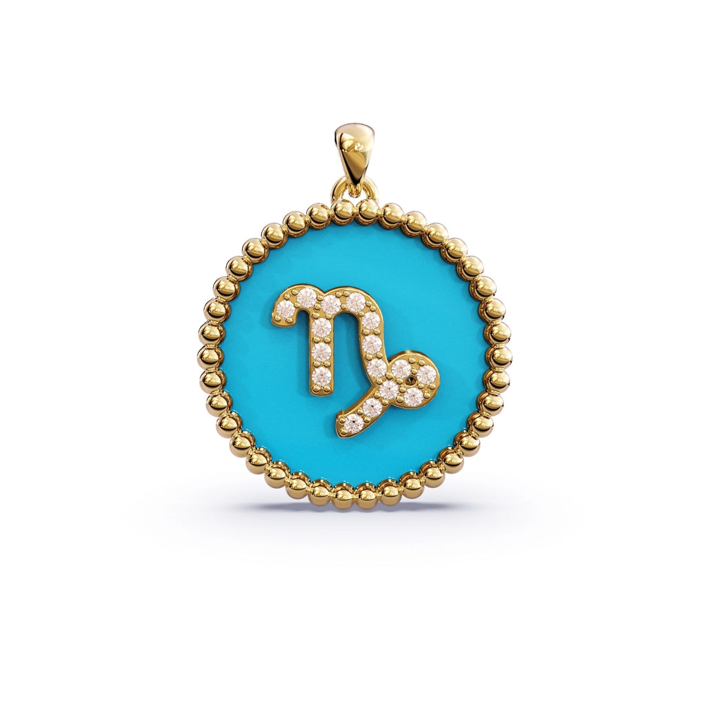 Turquoise Zodiac Necklace