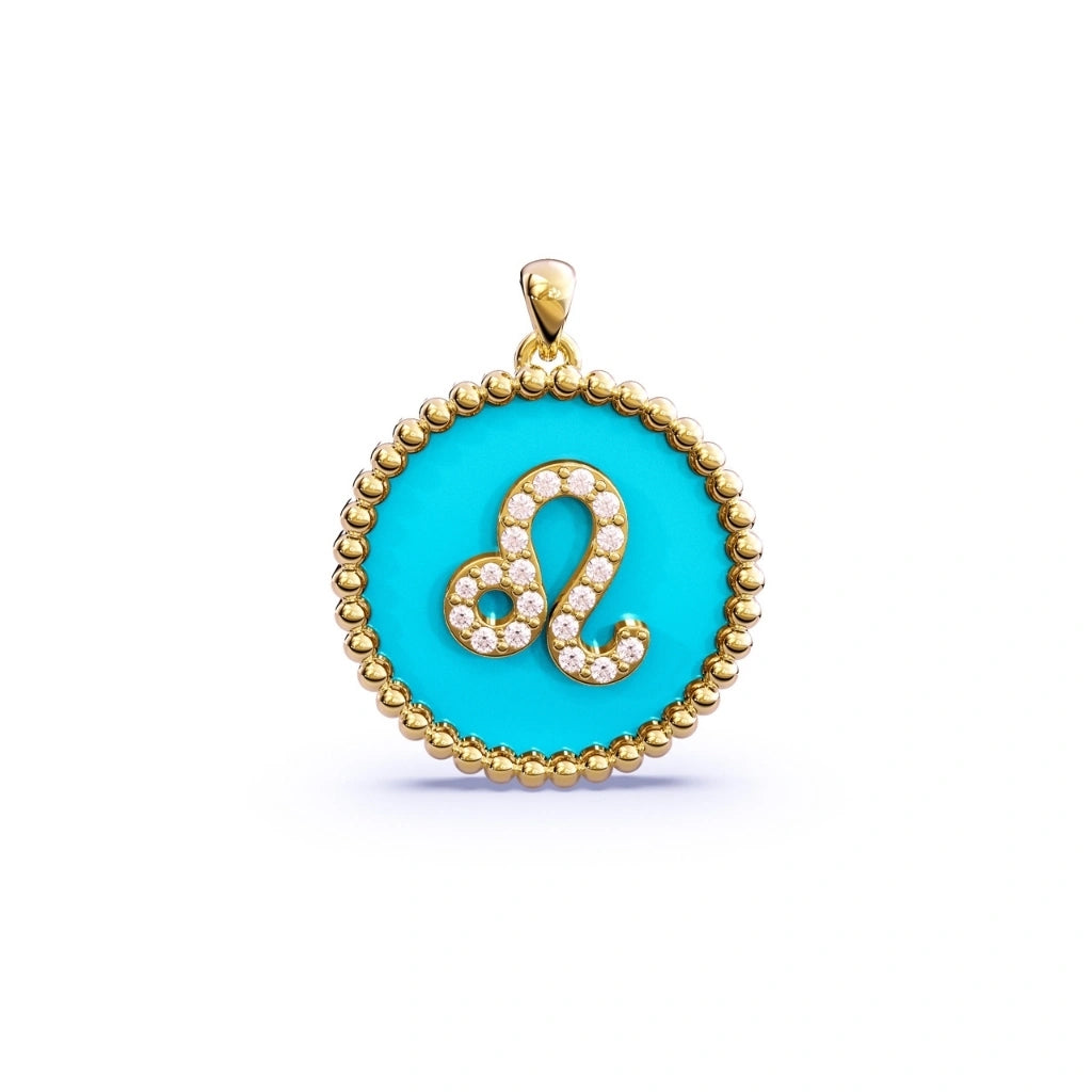 Turquoise Zodiac Necklace