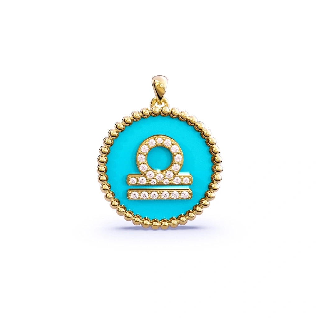 Turquoise Zodiac Necklace