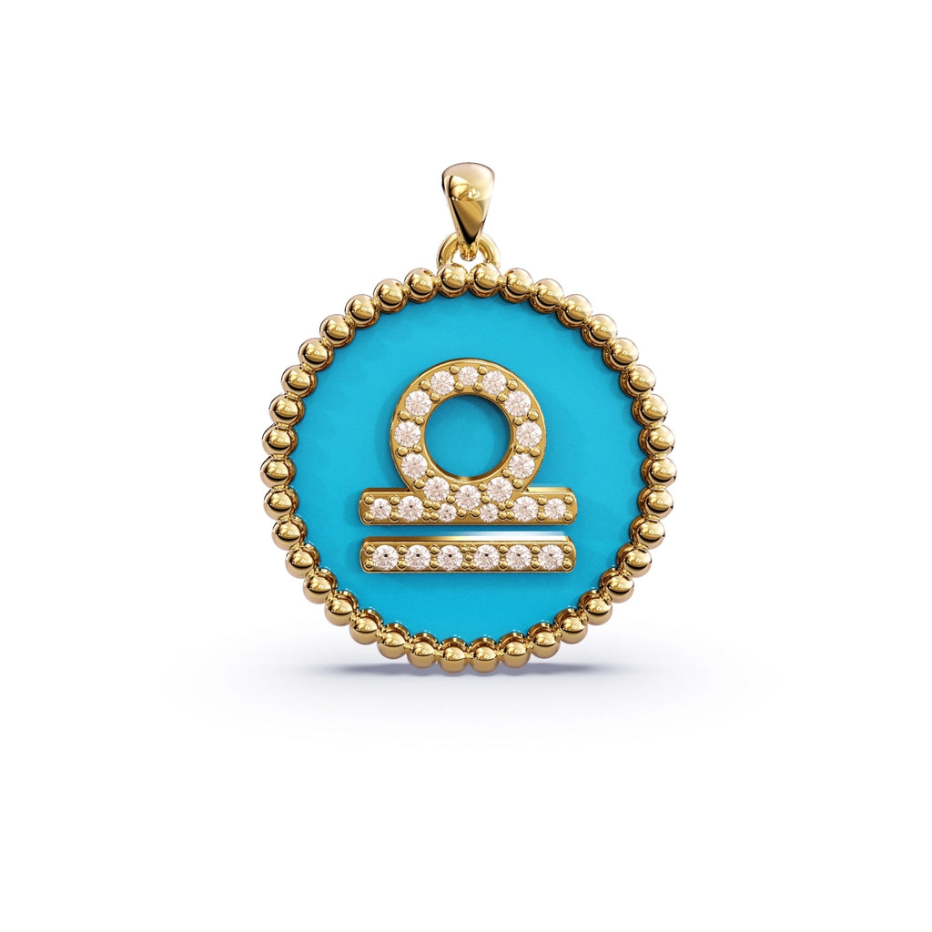 Turquoise Zodiac Necklace