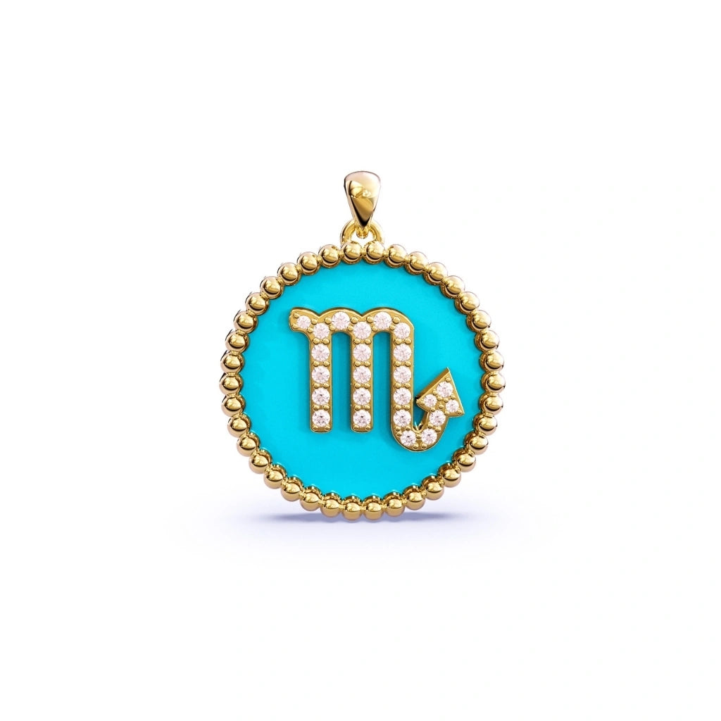 Turquoise Zodiac Necklace
