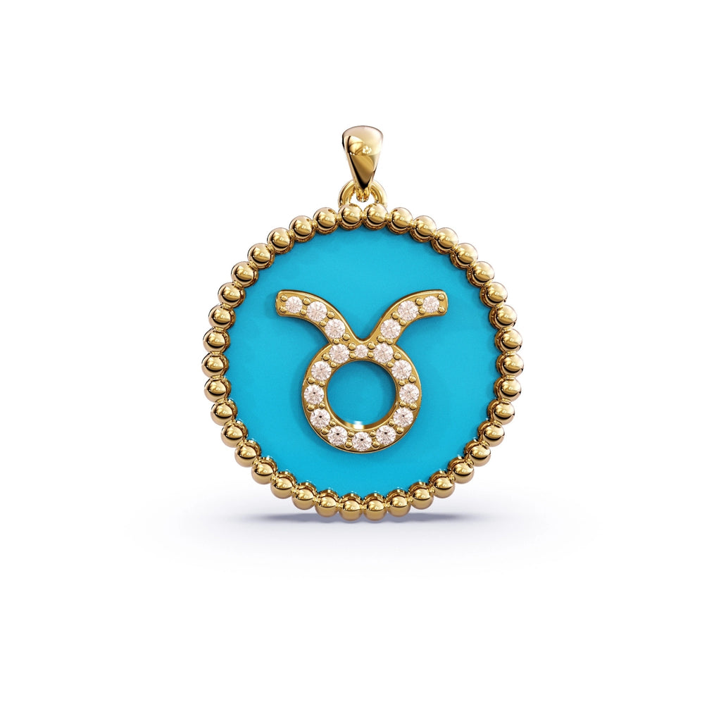 Turquoise Zodiac Necklace