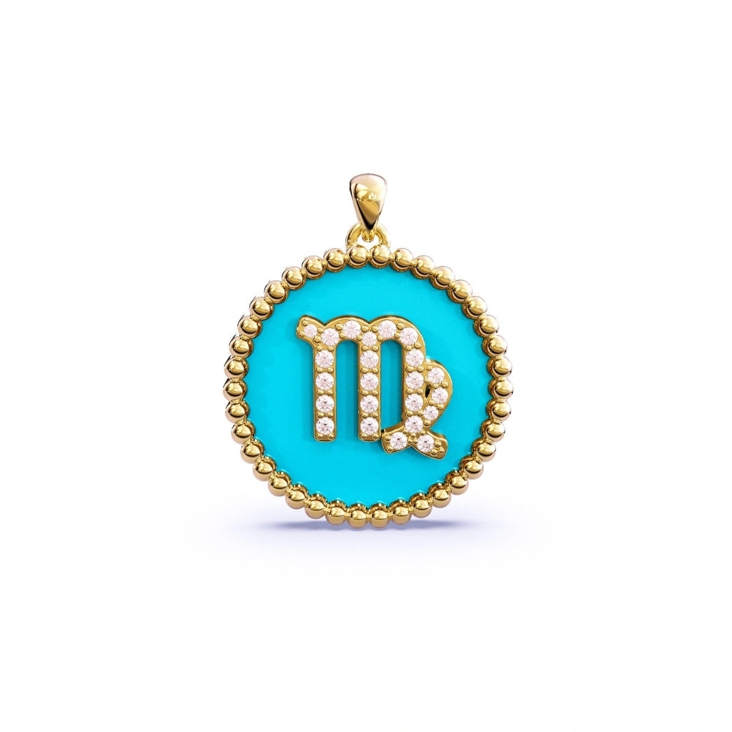 Turquoise Zodiac Necklace