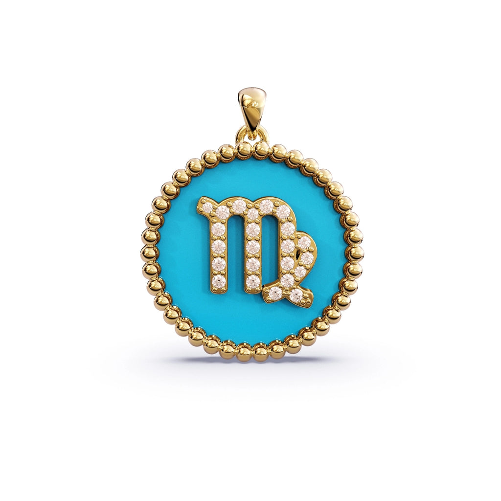 Turquoise Zodiac Necklace