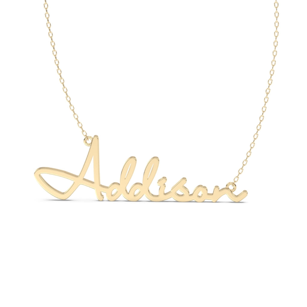  gold name necklace